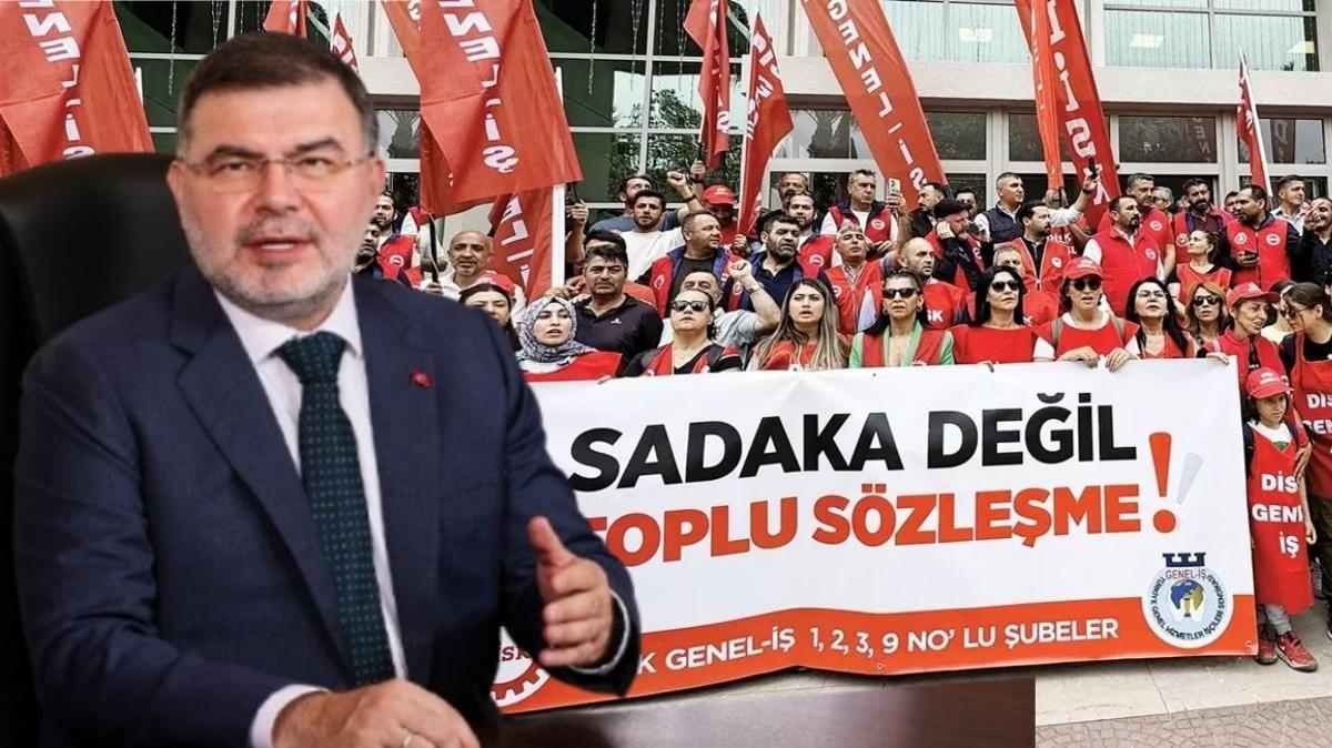 AK Parti'den CHP'ye ii tepkisi! zmir'de grevin karl kovulmak