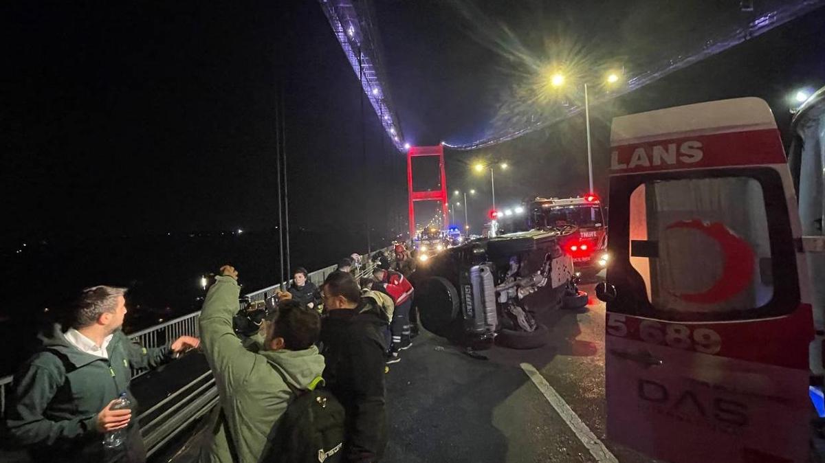 FSM Kprs'nde zincirleme kaza! l ve yarallar var