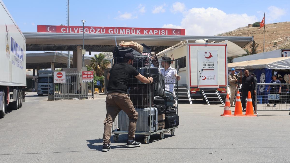 Suriye'ye gnll geri dn yapanlarn says belli oldu