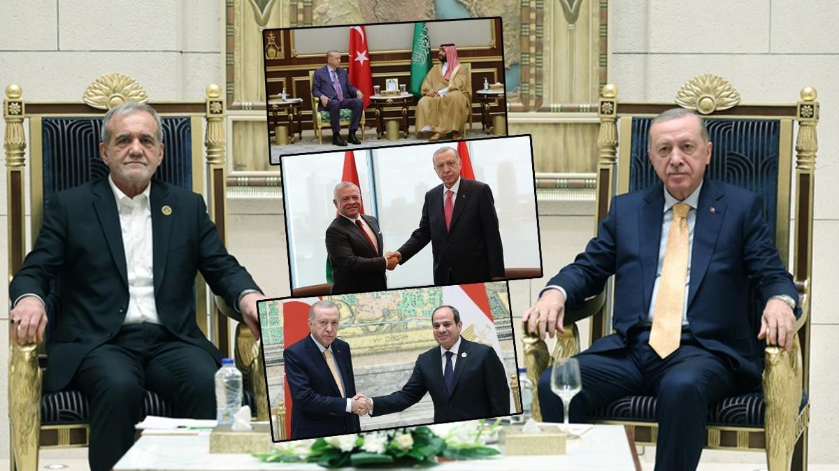 Bakan Erdoan'dan diplomasi trafii: stikrar iin srail durdurulmal
