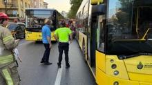 Ayn yerde 2 ETT otobs kazas! Faciadan kl pay dnld
