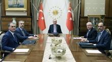 Betepe'de gvenlik zirvesi! Bakan Erdoan liderliinde srail-ran atmas ele alnd