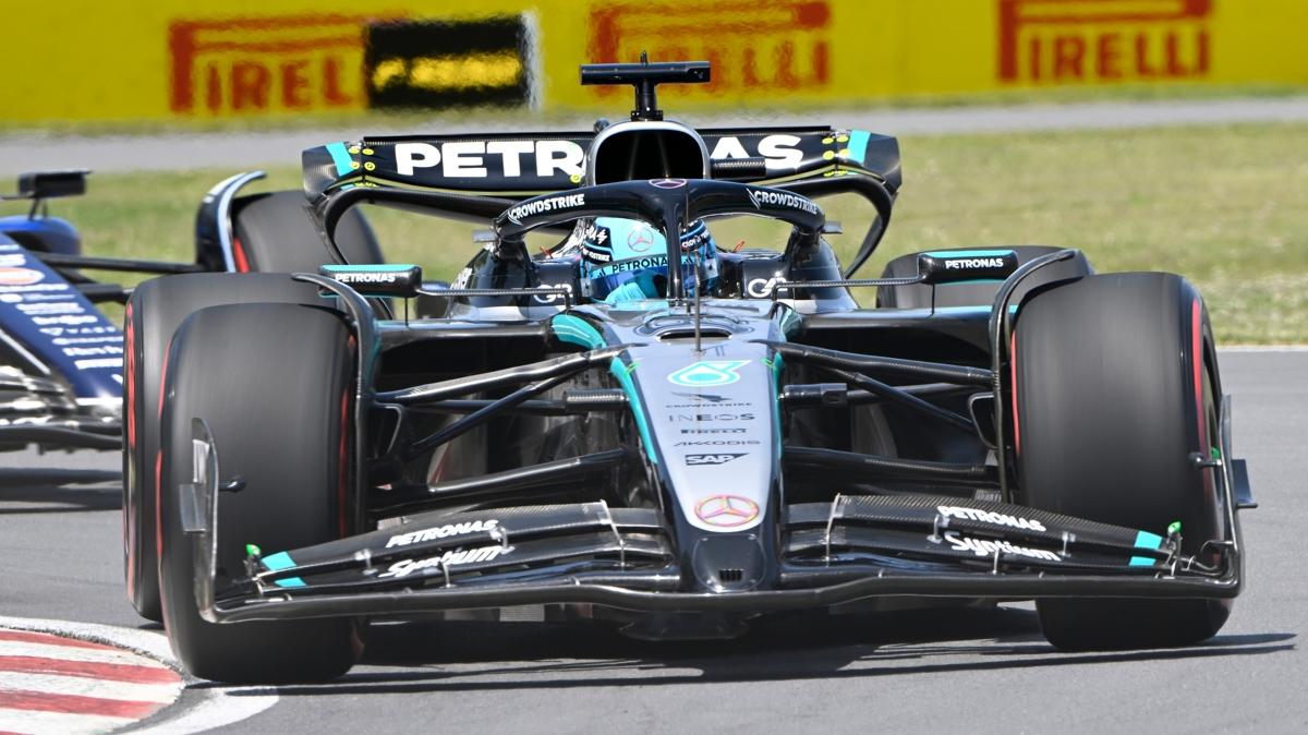 Kanada GP'de pole George Russell'n