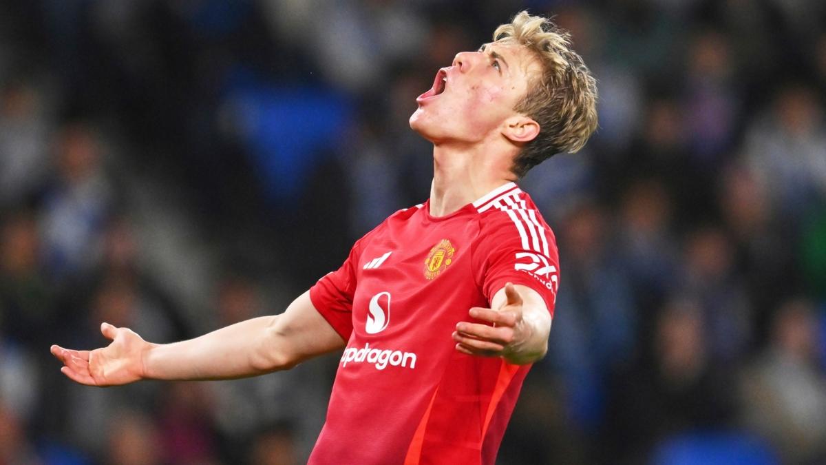 rasmus hojlund manchester united transfer fotoraflar resimleri