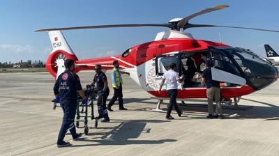 Diyabet hastasnn yardmna ambulans helikopter yetiti