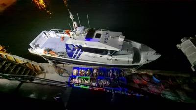 Kaak avlanmada sk denetim! 6 ton kalkan bal ele geirildi