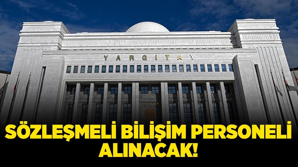 Yargtay Bakanl 11 Szlemeli Biliim Personeli alacak!