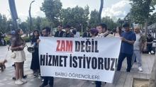 renciler Bolu Belediyesi'ni protesto etti: Zam deil, hizmet istiyoruz