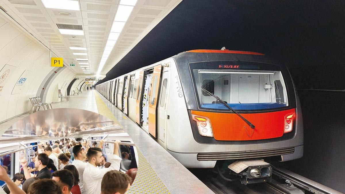 Ankara'da arzal metro ilesi