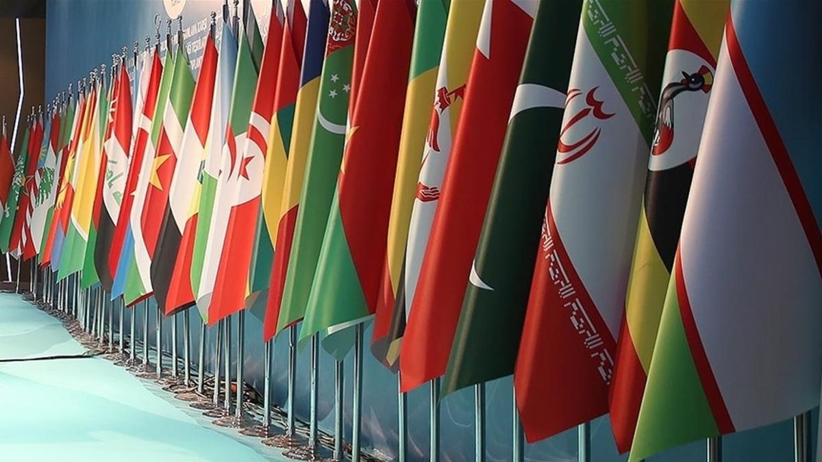 slam lkelerinden srail'in saldrlarna knama