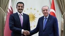 Bakan Erdoan, Katar Emiri eyh Temim ile grt