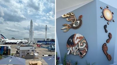 55. Uluslararas Paris Air Show TUSA standnda sanat rzgr esiyor