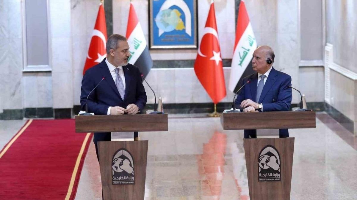 Bakan Fidan Irakl mevkidayla blgedeki scak gelimeleri ele ald