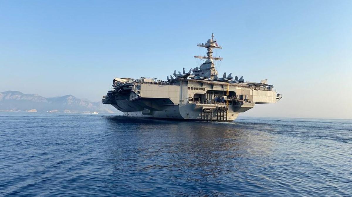 ABD Uak Gemisi USS Gerald R Ford fotoraflar resimleri