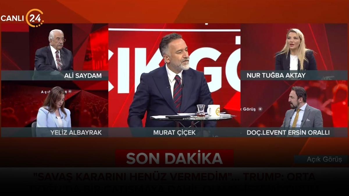 Canl yaynda arpc aklamalar... "srail'in hedefi Anadolu"