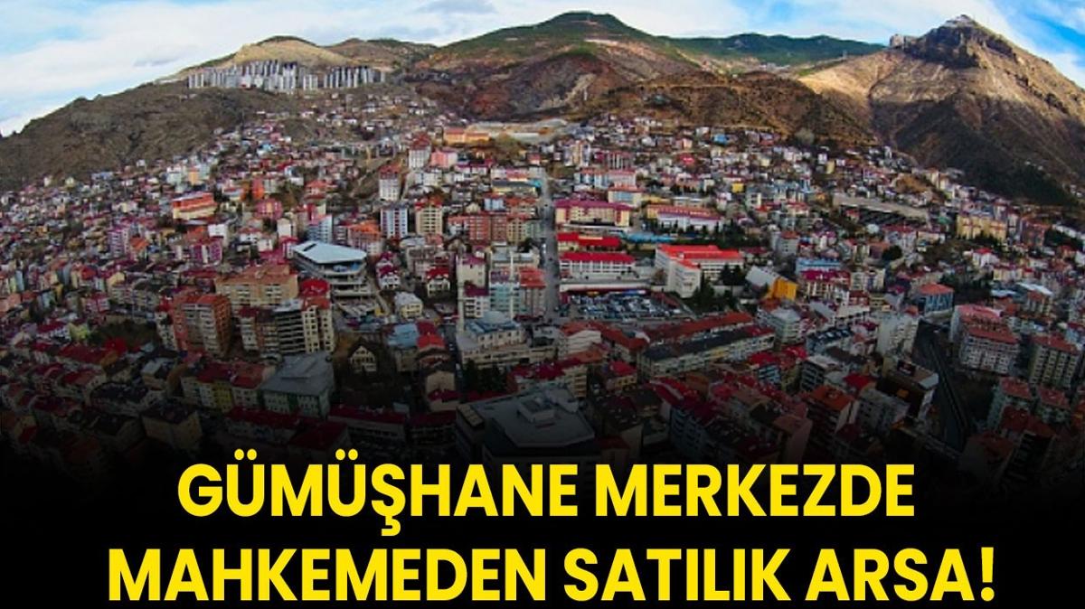 Gmhane Merkezde mahkemeden satlk arsa!