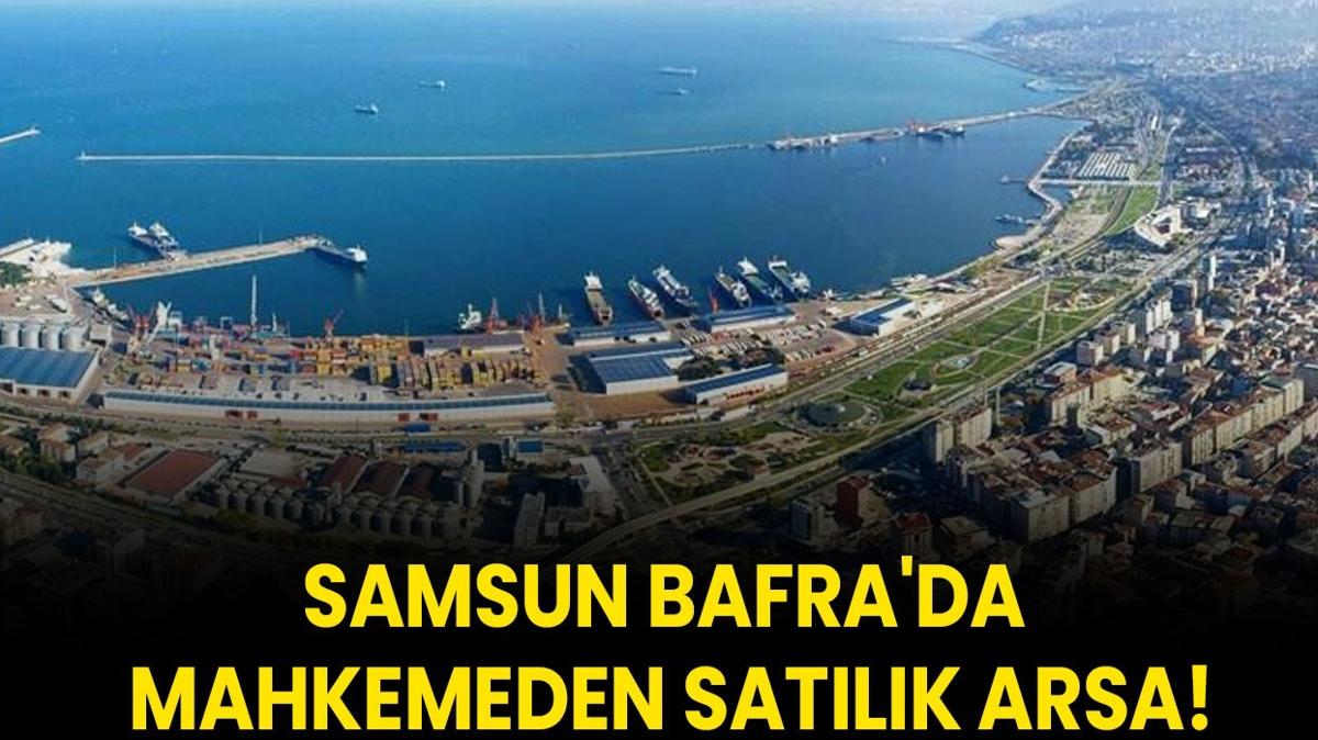 Samsun Bafra'da mahkemeden satlk arsa!