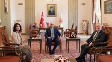 TBMM Bakan Kurtulmu, DEM'li Koyiit ve Temelli'yi kabul etti