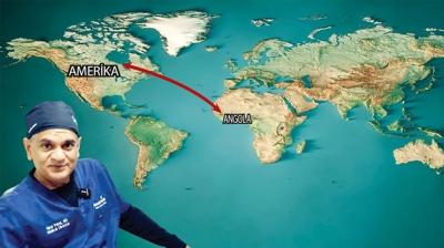 11 bin km'den kanseri yendi... Cerrah Florida'da hasta Afrika'da