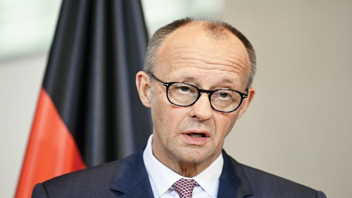 Friedrich Merz srail ran atmas Almanya ZDF fotoraflar resimleri