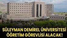Sleyman Demirel niversitesi retim Grevlisi alacak!