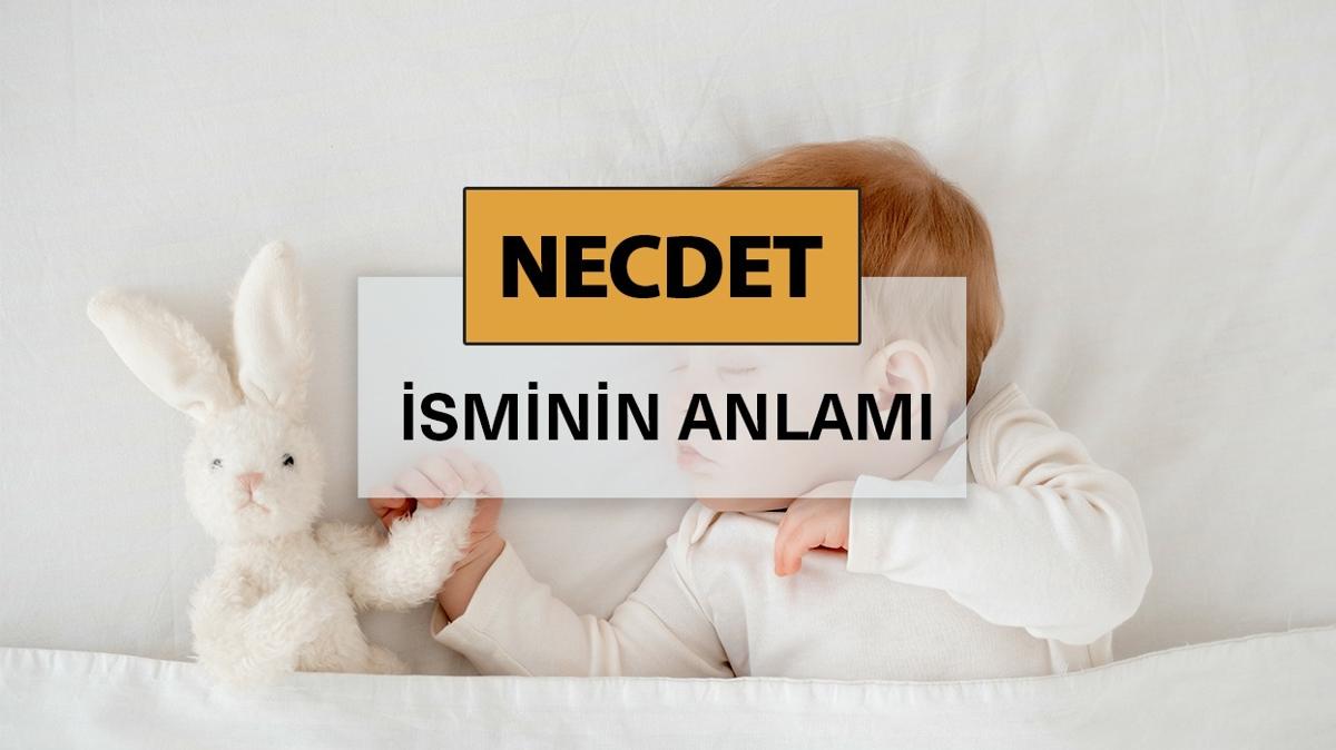 Necdet isminin anlam nedir" Necdet ne demek, kelime anlam ve kkeni