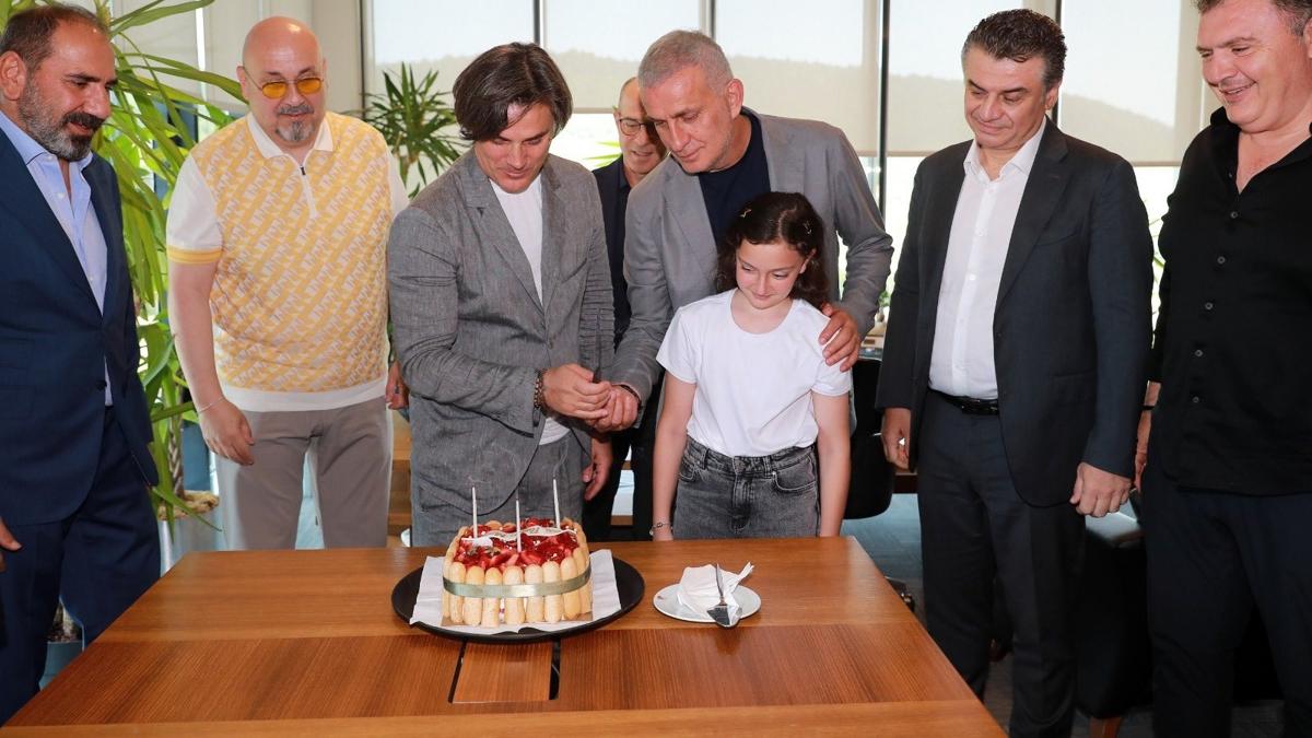 Vincenzo Montella'ya TFF'den doum gn kutlamas