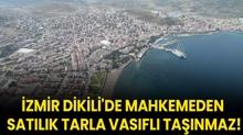zmir Dikili'de mahkemeden satlk tarla vasfl tanmaz!
