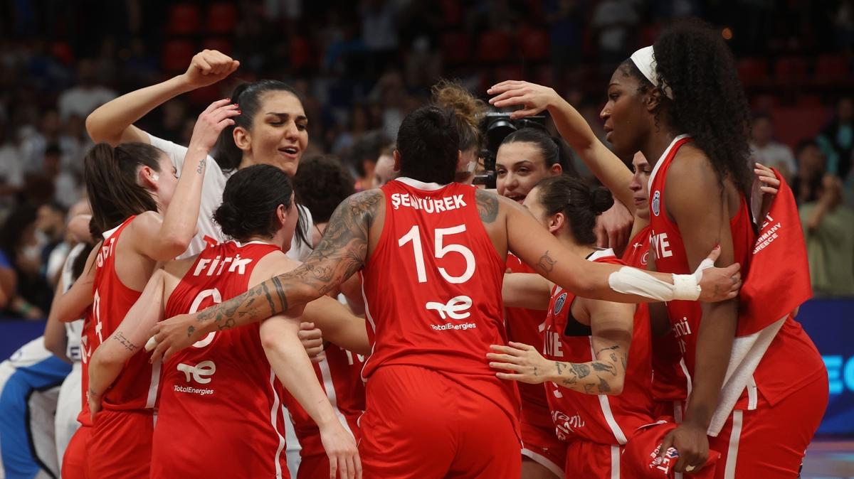 Bakan Bak'tan A Milli Kadn Basketbol Takm'na tebrik