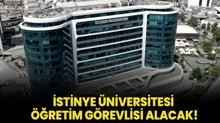 stinye niversitesi retim Grevlisi alacak!