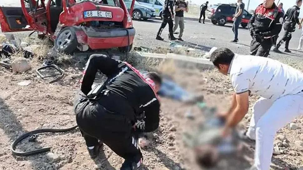 Aksaray'da korkun kaza: l ve yarallar var
