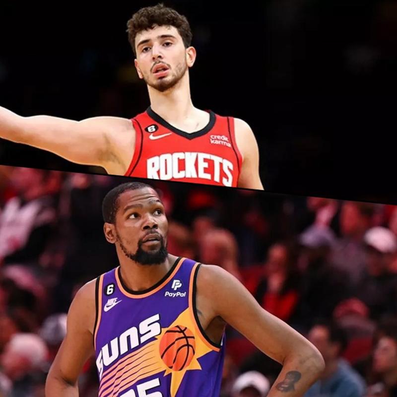 Dev takas! Alperen engn ile Kevin Durant bulutu