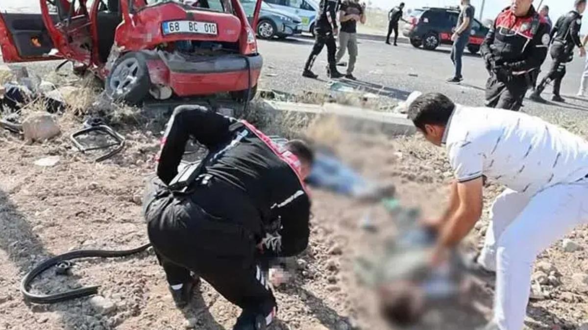 Aksaray'da korkun kaza: l ve yarallar var