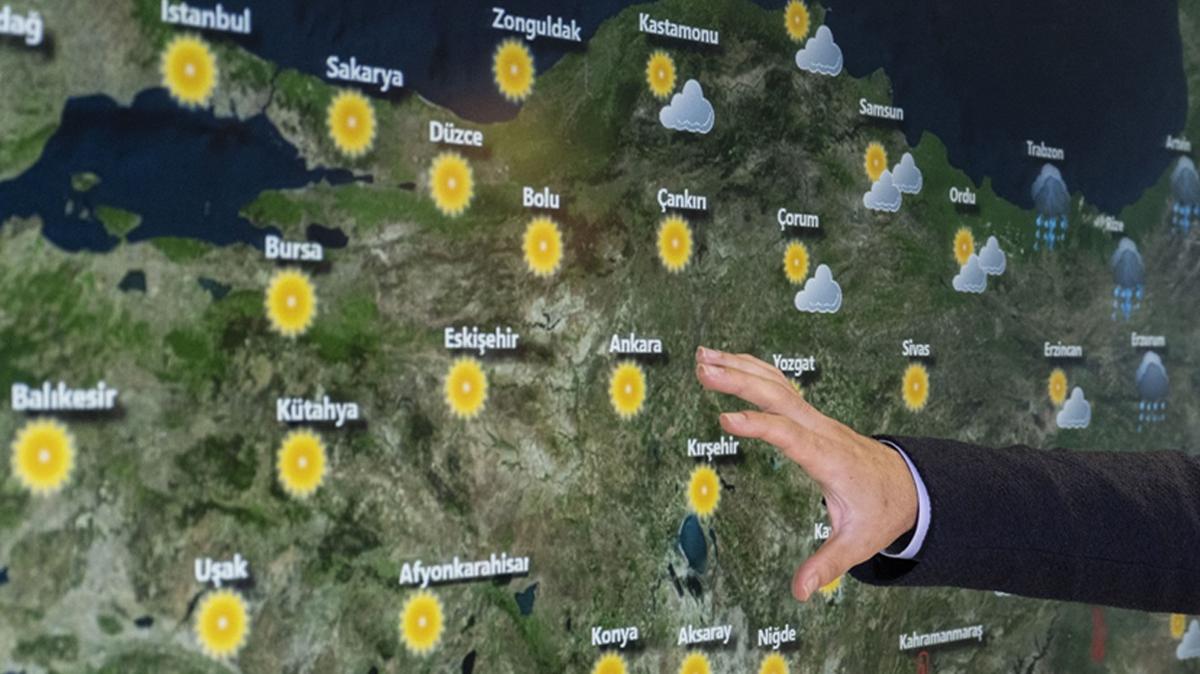 Scaklklar 6 ila 9 derece artacak