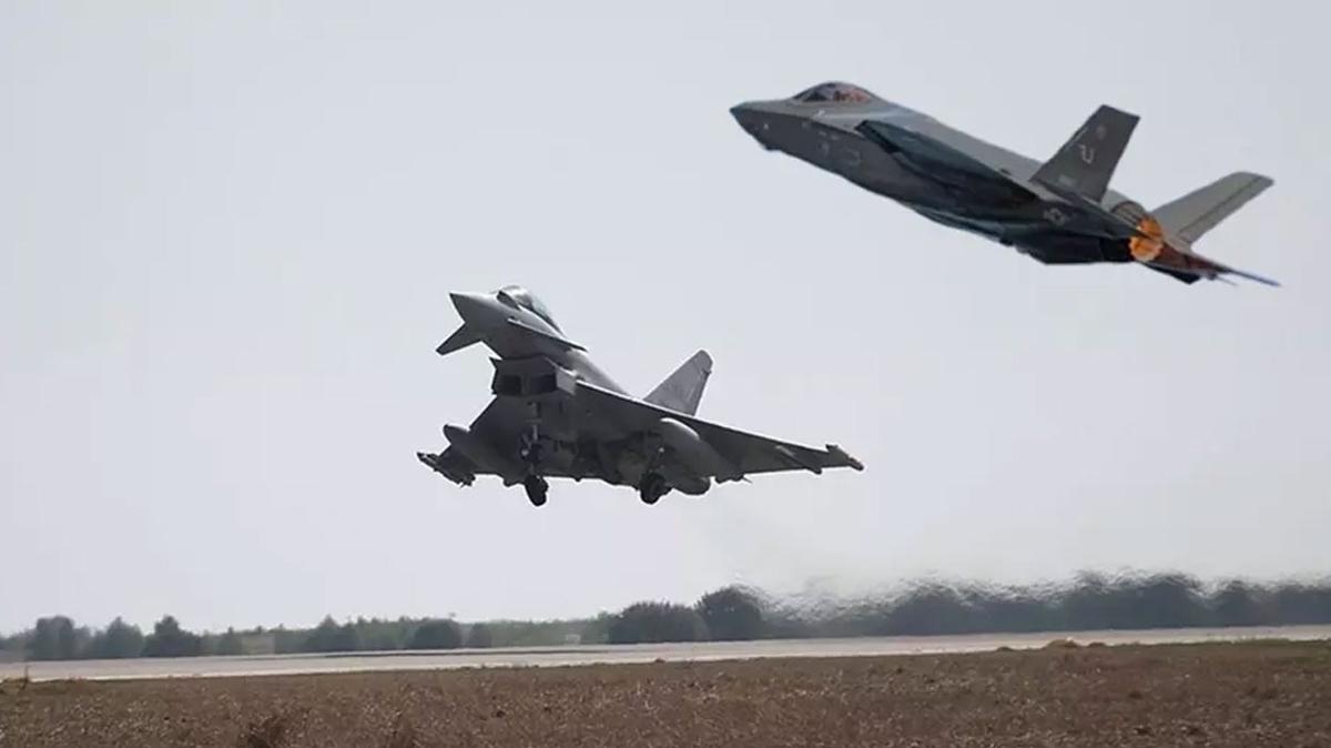 lkede F-35 krizi patlak verdi: Eurofighter'lar yola kt
