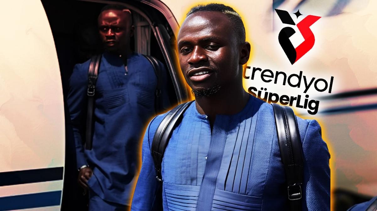 Ve uak sonunda iniyor! Sadio Mane Sper Lig devine hayrl olsun