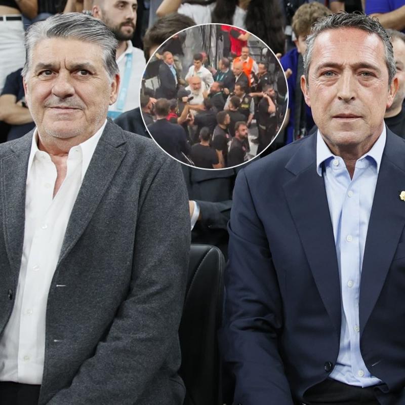 Derbi sonu ortalk kart! Gvenlik gleri olaya mdahale etti