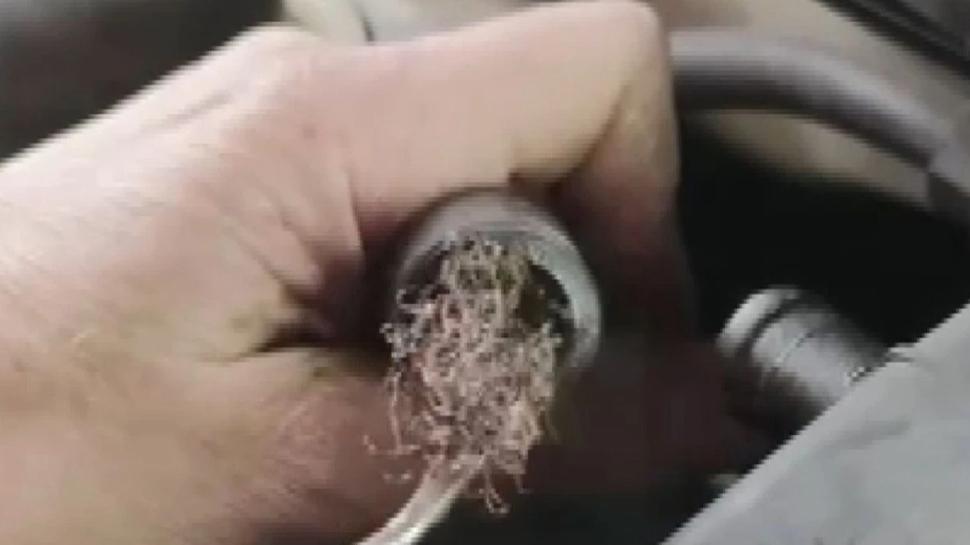 Dolandrclkta son nokta! Motorun iinden bulak teli kt
