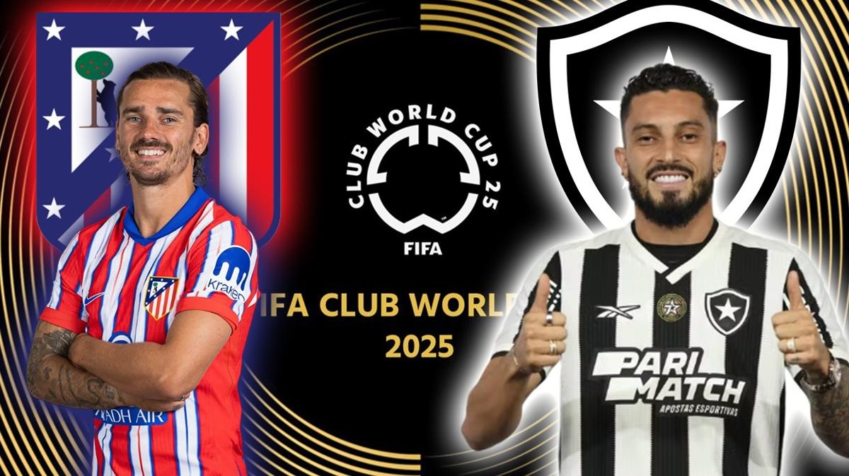 Atletico Madrid - Botafogo ma saat kata, hangi kanalda" FIFA Kulpler Dnya Kupas