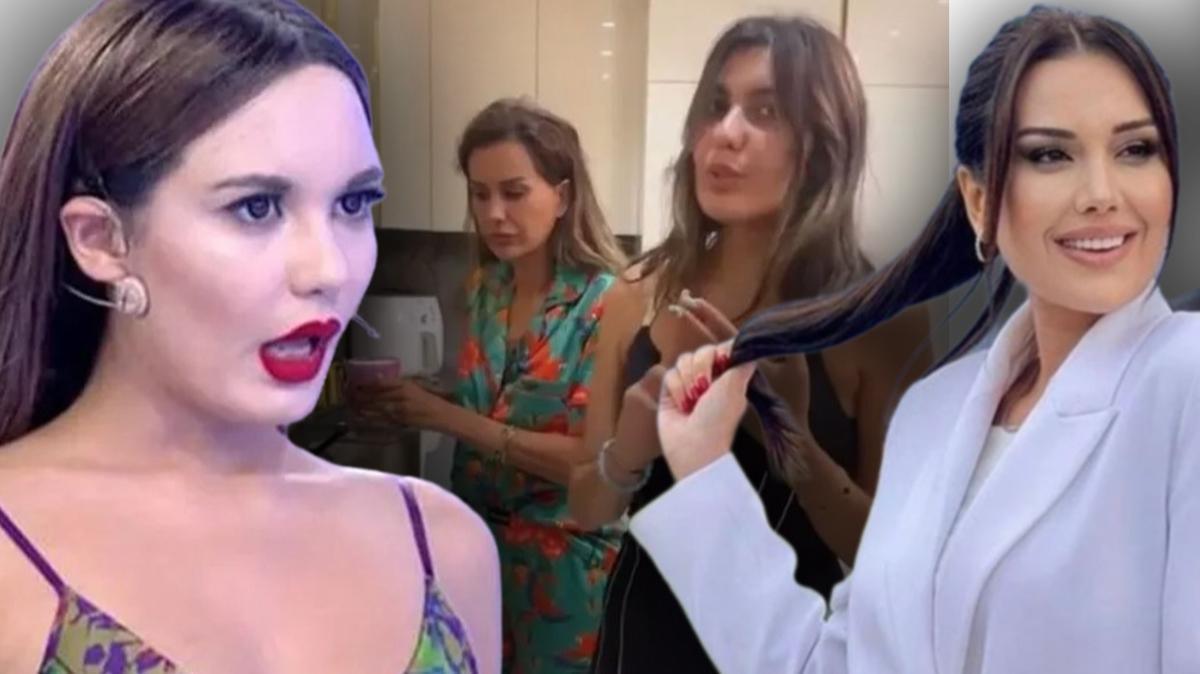 Birlikte helva kavurmulard! Bahar Candan'la Dilan Polat'n arasna kara kedi girdi