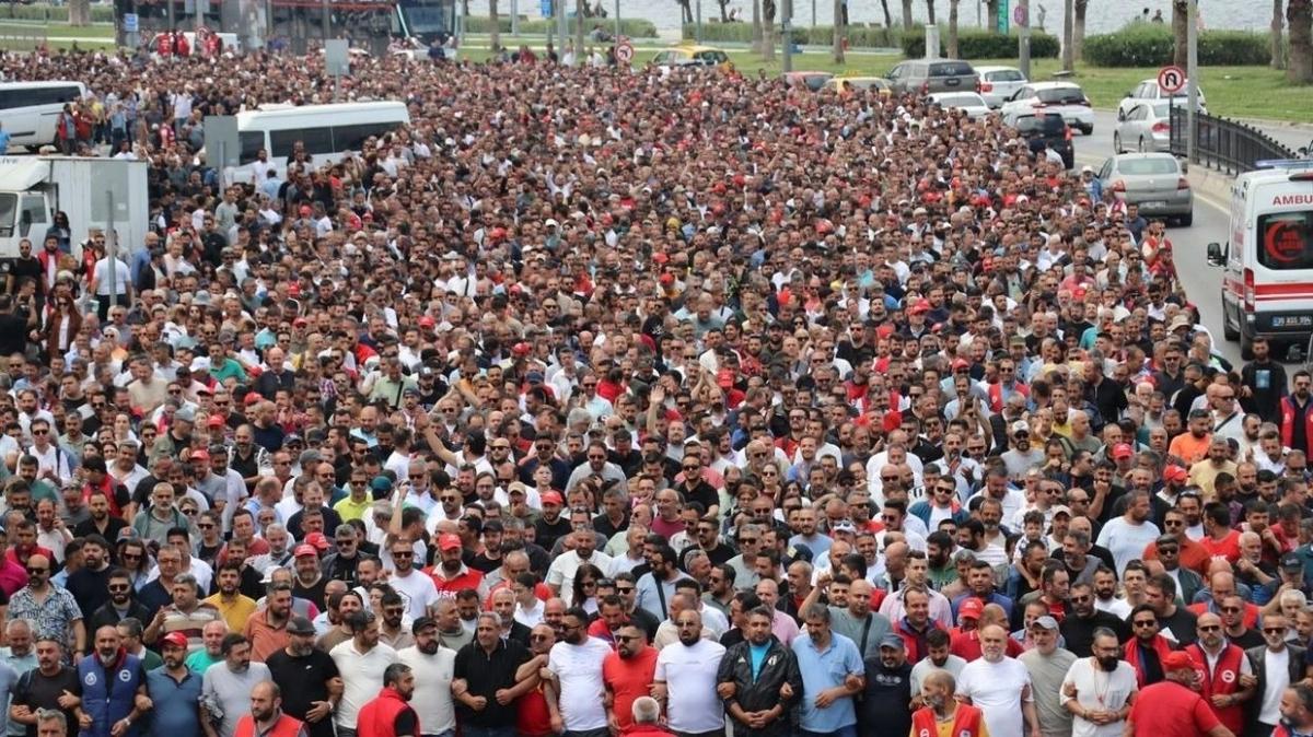 zmir'de yeni grev kapda! CHP'nin iilere zulm bitmiyor