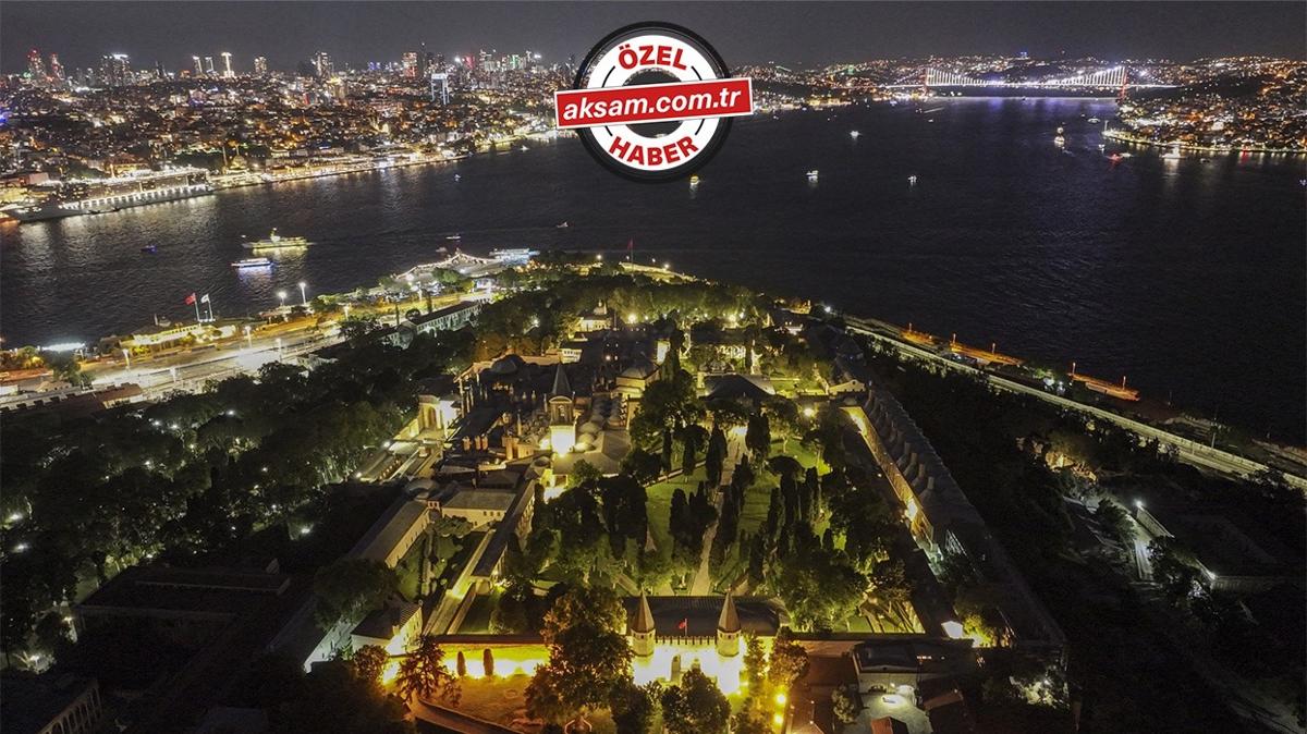 Topkap Saray'nda gece ltsn karmayn!