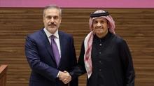 Bakan Fidan, Katar Babakan Al Sani ile telefonda grt