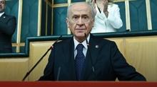 5 ay sonra MHP krssnde... Baheli'den Terrsz Trkiye mesaj