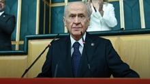 5 ay sonra MHP krssnde... Baheli: Tahran'a atlan bombalarn Ankara'ya etkisi vardr