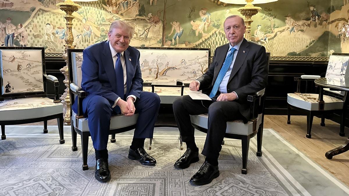 Bakan Erdoan, Trump ile grt... Gndem: Kalc bar