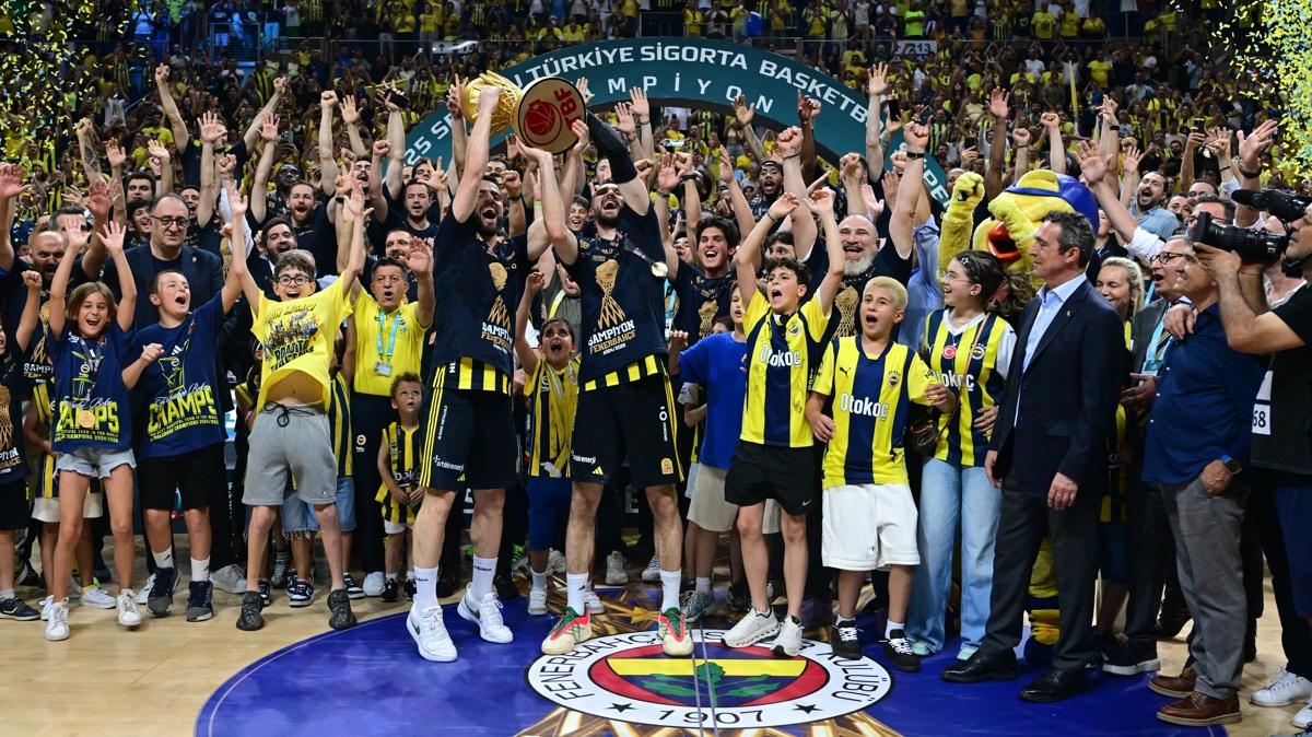 ampiyon Fenerbahe Beko! Beikta' 5 ma sonunda devirdiler