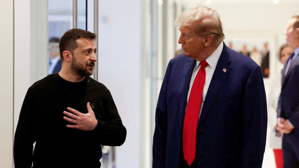 Zelenski, Trump ile grtn duyurdu