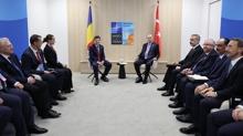 Bakan Erdoan, Romanya Cumhurbakan Nicuor Dan ile grt