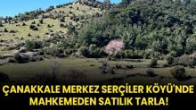 anakkale Merkez Seriler Ky'nde mahkemeden satlk tarla!